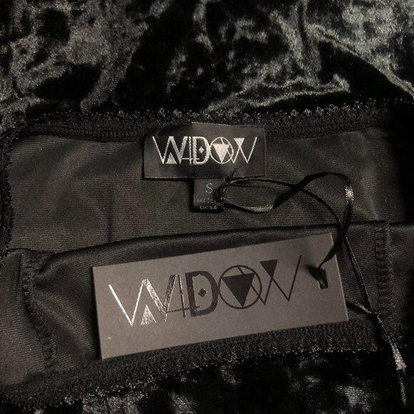Dolls Kill Black Velvet Maxi Skirt - Picture 4 of 5